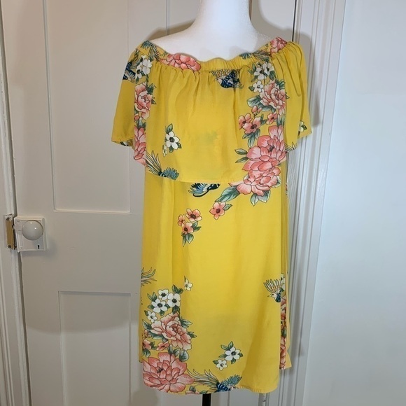 Yellow Floral Tunic - Picture 5 of 6